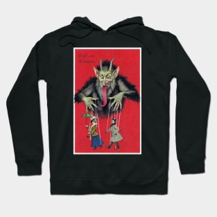 Puppet Master Krampus Victorian greeting Hoodie